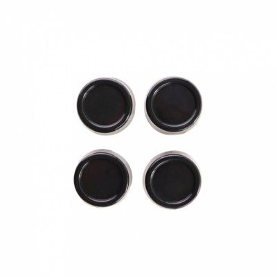 Антивибрационные подставки ИТАТЭН, D62мм, h18мм, черные, круглые, 4 шт