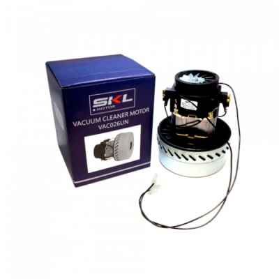 Двигатель моющего пылесоса 1200W, D144мм, d79мм, H175мм, h110мм, клеммы раздельно, 230V