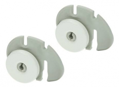 Комплект колес (2шт) с держателями для нижнего ящика посудомоечной машины Electrolux 50269766007