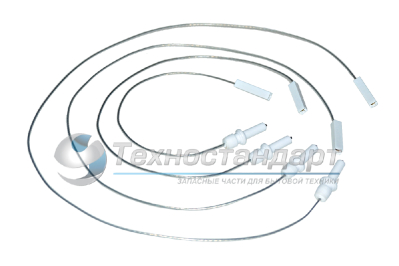 Свеча электророзжига Gefest, с проводами, комплект 4 штуки