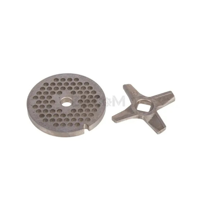 Zelmer Комплект NR8 нож (10003883) + решетка 4mm (10003880) для мясорубки