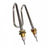 ТЭН 2500W, нерж, М18, L160мм, межосевое расстояние 55мм, с гайкой ф10, 220V