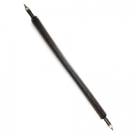 ТЭН 2500W, черн, L600мм, оребренный, подвижный воздух, тэнр 60А 13/2,5о 220 ф1, 06.251