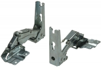 Петли (завесы, кронштейны) двери (2шт) верхняя и нижняя для холодильника Bosch 12004051