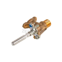 Кран газовый малой/средней горелки 301977 для газовых плит Gorenje