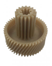 Шестерня c металлической вставкой для мясорубок Vitek, Dex, Д-52/22мм, зубья 47/16шт. (Косой/прямой)